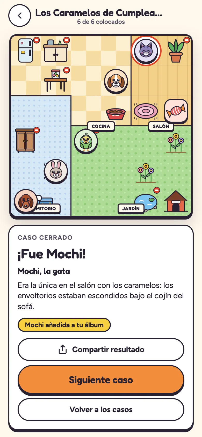 Caso cerrado: fue Mochi, la gata.